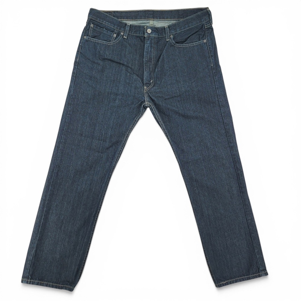 Levi's 505 Mens 38x30 Jeans Straight Leg‎ Blue Denim Classic Casual